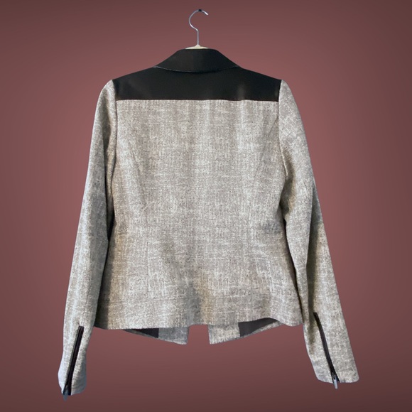 Classiques Entier Knit/Leather Blazer - Picture 2 of 7